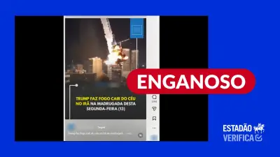 Vídeo falso de ataque dos EUA ao Irã usa computação gráfica