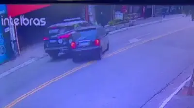 Vídeo mostra colisão antes de disparo que matou GCM na Rua Augusta