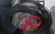 120kg de fios furtados: três presos em Aracaju