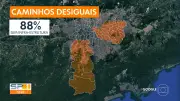88% das calçadas de SP são inadequadas para pedestres, aponta estudo da USP
