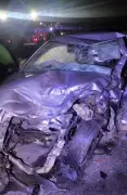 Acidente com cinco veículos deixa dois feridos na RJ-145 em Barra do Piraí