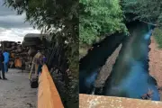 Acidente com piche em Colniza (MT) compromete abastecimento de água