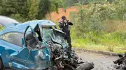Acidente na BR-116 em Caraí mata cinco e fere seis, incluindo servidora