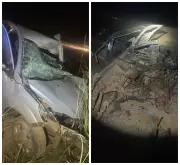 Acidente na MGC-479 mata dois homens e fere mulher em Buritis