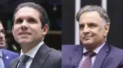 Aécio vai a Motta por urgência em projeto que barra bets em TV e rádio