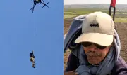 Agricultor usa drone como 'transporte' e viraliza na Indonésia