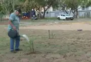 Aposentado de 78 anos cuida de praça pública em Palmas há 8 anos