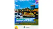 Araraquara recebe motoniveladora para recuperar estradas rurais