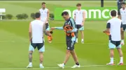 Argentina treina sob chuva e mantém mistério para final da Copa América