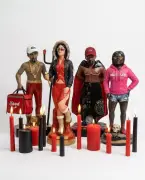 Artista cria 'Santinhos do Novo Mundo' com Exus e Pombagiras da periferia