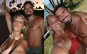 Atacante Pedro Neto curte férias na Bahia com namorada após Copa