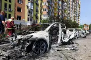 Ataque russo a Kiev com mais de 40 mísseis deixa um morto e 15 feridos