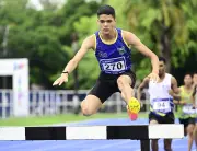 Atleta Enzo Watson luta por apoio para competir no Troféu Brasil de atletismo