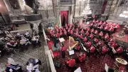 Banda Sinfônica dos Fuzileiros Navais encerra RioHarpFestival na Candelária