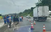 BR-324 é parcialmente interditada novamente após vazamento em manilha