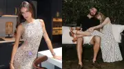 Brasileira rouba a cena no casamento de Taylor Swift em NY