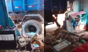 Caçamba invade casa e fere moradora em Itapiranga, AM