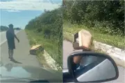 Caixão vazio abandonado na BR-304 em Mossoró intriga moradores