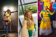 Camisas de futebol viram vestidos e corsets nas mãos de estilista de Campinas