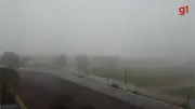 Campo Grande amanhece coberta por neblina com chegada de massa de ar frio