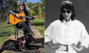 Cantora Kátia, sucesso dos anos 80, faz show no Rio e celebra parceria com cão-guia