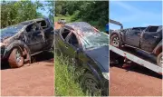 Capotamento em Rorainópolis deixa cinco feridos leves