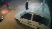 Carro é usado para arrombar loja e furtar mercadorias em Vila Velha
