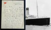 Carta de passageiro do Titanic descreve vida a bordo e vai a leilão