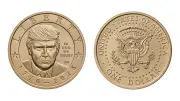 Casa da Moeda dos EUA começa a produzir moeda de US$ 1 com rosto de Donald Trump