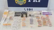 Casal preso com 140 frascos de remédios emagrecedores do Paraguai na BR-101
