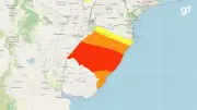 Chuva atinge RS com ventos de até 100 km/h e avança para Sudeste