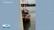 Colisão entre balsas no Rio Araguaia não deixa feridos