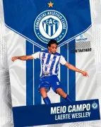 Comercial-PI promove meia Laerte Weslley ao elenco profissional para Série B 2026