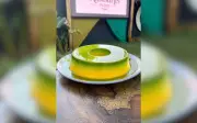 Confeiteiro de Rio Preto cria 'pudim do hexa' verde e amarelo para a Copa