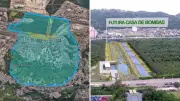 Construção da EEC6 em Santos entra em nova fase com instalação de estacas