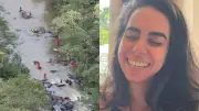 Corpo de fotógrafa desaparecida no Paraná é localizado por drone a 123 metros de queda d'água