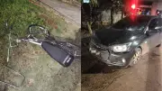 Crianças atropeladas enquanto dividiam bicicleta em Cascavel