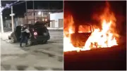 Criminoso incendeia carro após colisão em Caririaçu, Ceará