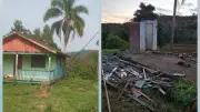 Criminosos desmontam casa de madeira e furtam até paredes em SC