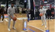 Djokovic acerta todos arremessos de 3 pontos em desafio da NBA