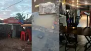 Dois quiosques interditados por esgoto irregular na orla de João Pessoa