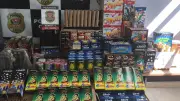 Dona de loja de fogos é presa por estoque clandestino em casa em Bauru