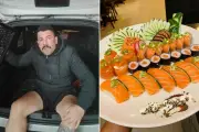 Dono de restaurante japonês é preso por furtar 4,3 kg de salmão em Guarujá