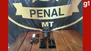 Drone tenta entregar celulares em presídio de MT e é frustrado