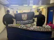 Dupla presa com drogas e mochila apreendida em Angra dos Reis