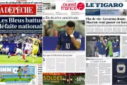 Eliminação da França na Copa: imprensa fala em 'naufrágio' e 'derrota nacional'