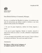 Embaixada britânica ironiza rivalidade com Argentina em manual satírico