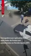 Entregadora morre após moto bater em caminhonete em Rondonópolis