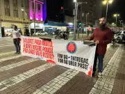 Entregadores de aplicativo protestam em Juiz de Fora por melhores condições