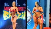 Esposa de Ramon Dino vence categoria Novice A no Musclecontest Brazil